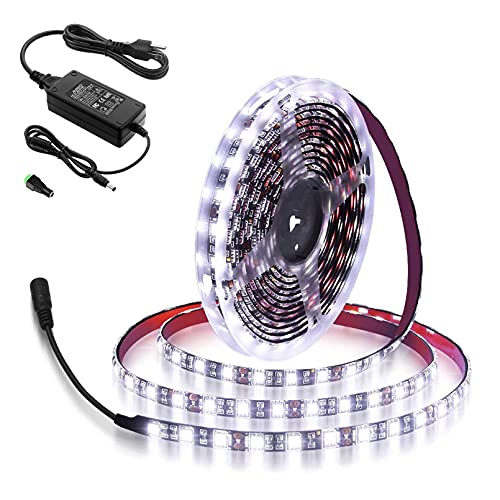 Tira LED flexible ALITOVE 5m 300 LEDs blanco frío 12V miniatura 1