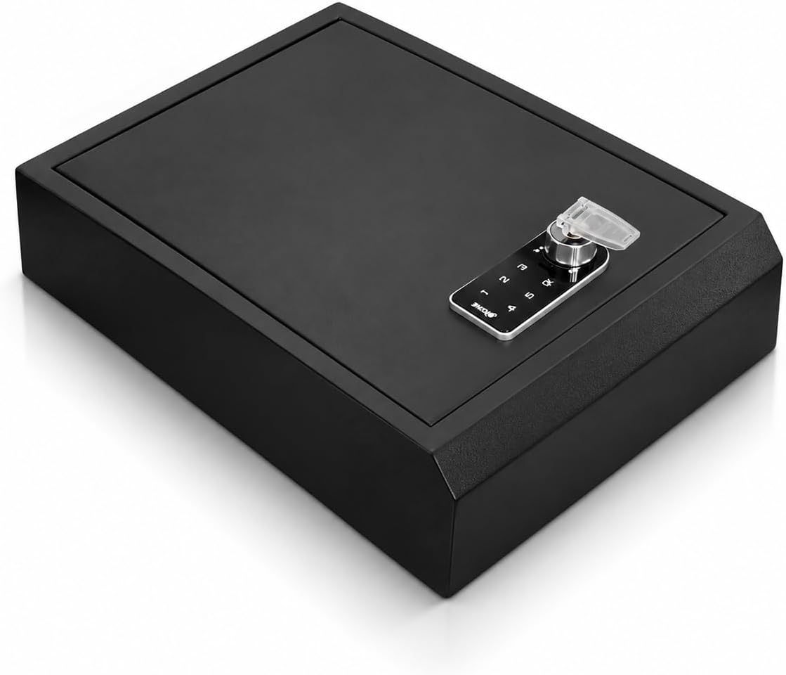 Ozone 5.28 Litres Digital Safe Locker for Home & Office โ Digital Lock, 1-Way Unlocking (Password), Size: 80H x 280W x 350D mm, Weight: 3kg, 2-Year Warranty