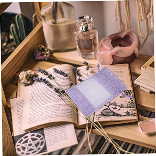 10 bolsas de saquitos de lavanda vacías con cordón miniatura 3