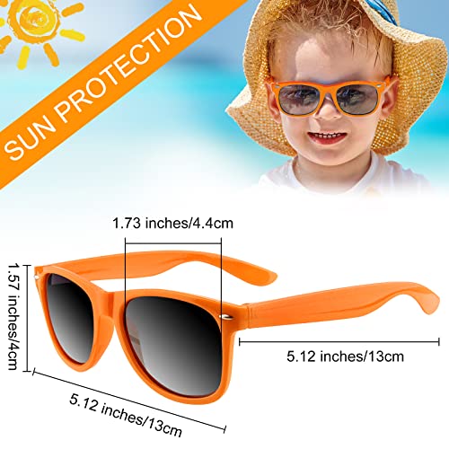 MIAHART Neon Sunglasses Bulk for Kids Glasses Party Favors for Summer Beach Pool Party Carnival Prizes Birthday Party3