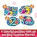 The Learning Journey My First 4-in-A-Box Puzzle - 123 - Puzzles for 2 Year Olds - STEM Educational Toddler Toys & Gifts for Boys & Girls Ages 2 and Up - Award Winning Puzzles