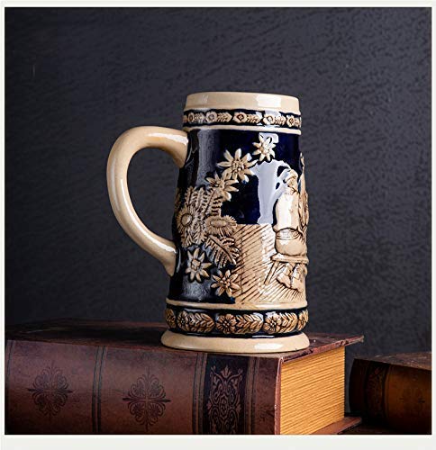 Amazon.co.jp: タンカード手作りギフトを飲む、ドイツビールストーン  