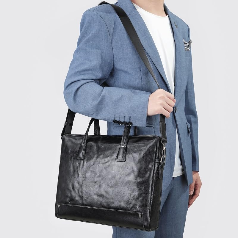 Handheld Laptop Bag Multi-functional Shoulder Business Briefcase image 4