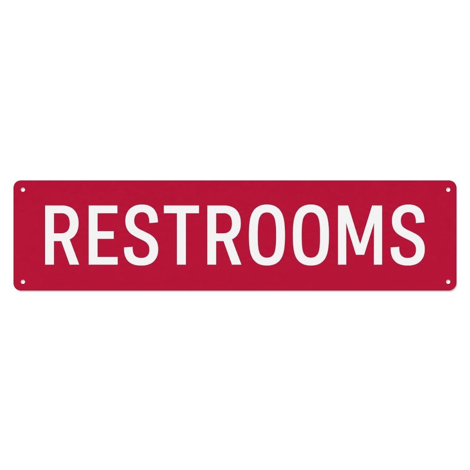 Restrooms Facilities Available Here 1 Metal Tin Sign
