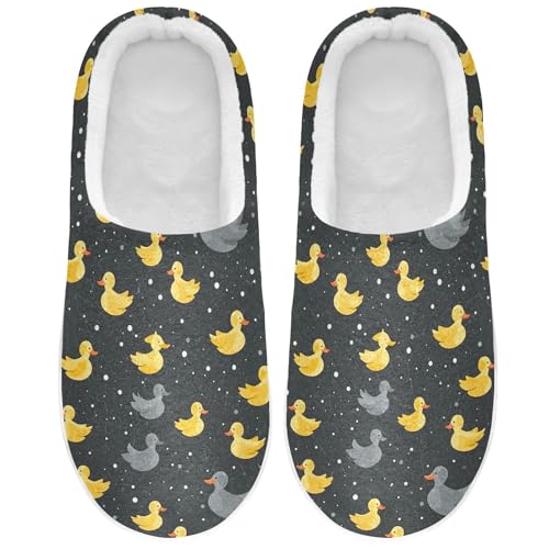 House Fuzzy Slippers Duck Cute Anti-Slip Warm Shoes for Womens & Men 208490634