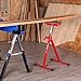 WORKPRO Folding Roller Stand Height Adjustable, Heavy Duty 250 LB Load Capacity, Outfeed Woodworking (Upgraded head)