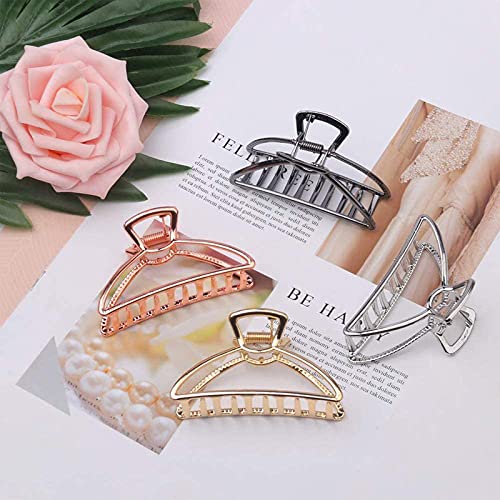 Set di 8 Clip di Artiglio Metallo Larga, Clip Ad