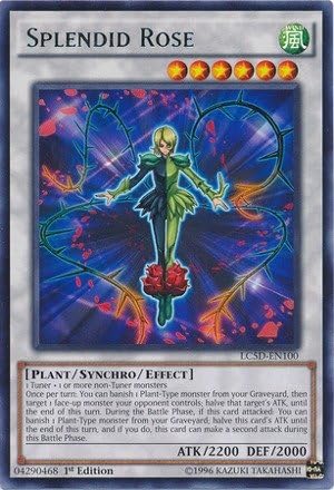 YU-GI-OH! - Rosa espléndida (LC5D-EN100) - Mega Pack de la colección legendaria 5D - 1 edición - Raro