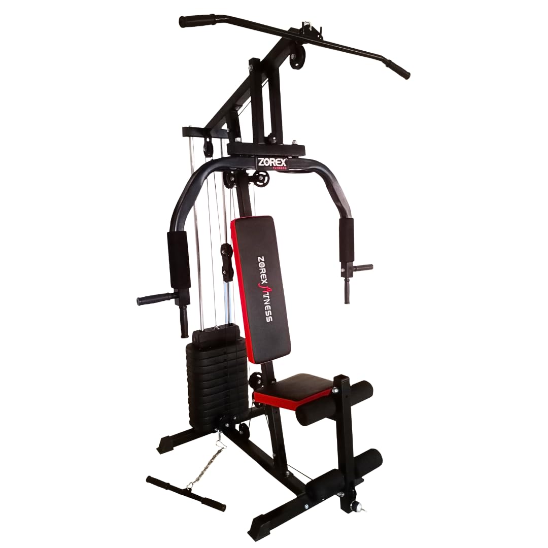 Zorex Fitness HGZ-1002 Multi Home Gym Multiple Muscle Workout Exercise Machine Chest Biceps Shoulder Back Triceps Legs for Men at Home, 60Kg Weight Stack, Made in India (with Installation Assistance) (B0D7HKXNK9) Amazon Price History, Amazon Price Tracker