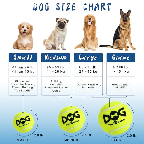 INSUM Tennisbälle für Hunde, bunt, leicht zu fangen, 5,1 cm, 12 Stück