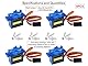 HAXIHA 9G Micro Servo Motor 4 Stück Mini Modellbau Servos,für RC Flugzeug Robot Helicopter Airplane Remote Control, Auto Fahrzeugmodelle Steuerun,Arm Boot Fernbedienungen (Blau)