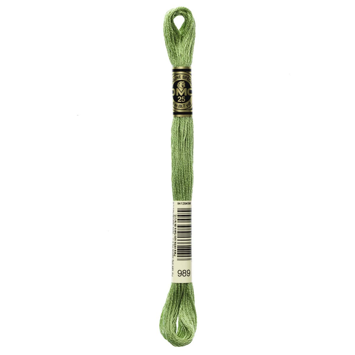 DMC Embroidery Floss Mouline Stranded Cotton Thread for Hand Embroidery and Sewing - Colour No: 989-6 x 8m Skeins โ image 1