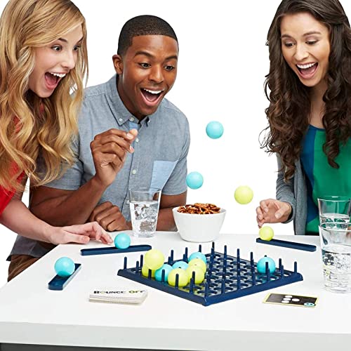 TNSLAND Bounce Off Party-Spiel (4 Gewinnt) - Jumping Ball Abprallen Für 2-4 Spieler - Desktop Bouncing Toy Für Familie Und Party