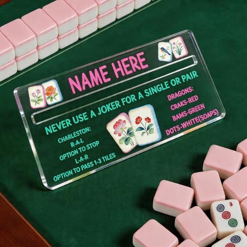 Ayuda personalizada para Mahjong con nombre miniatura 5