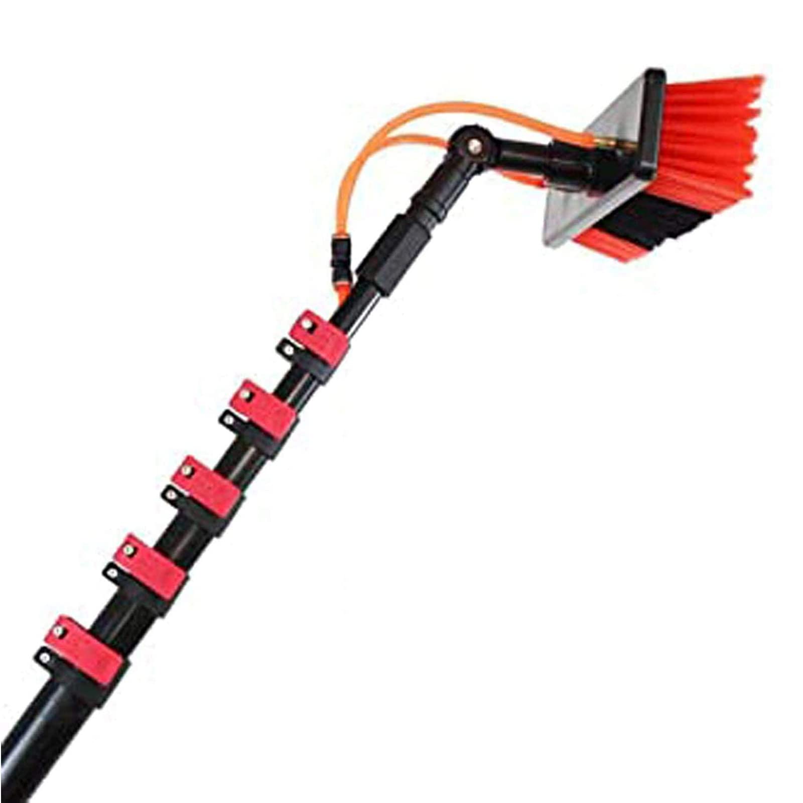 Brosse nettoyage vitres extensible pour maximiser le rendement solaire