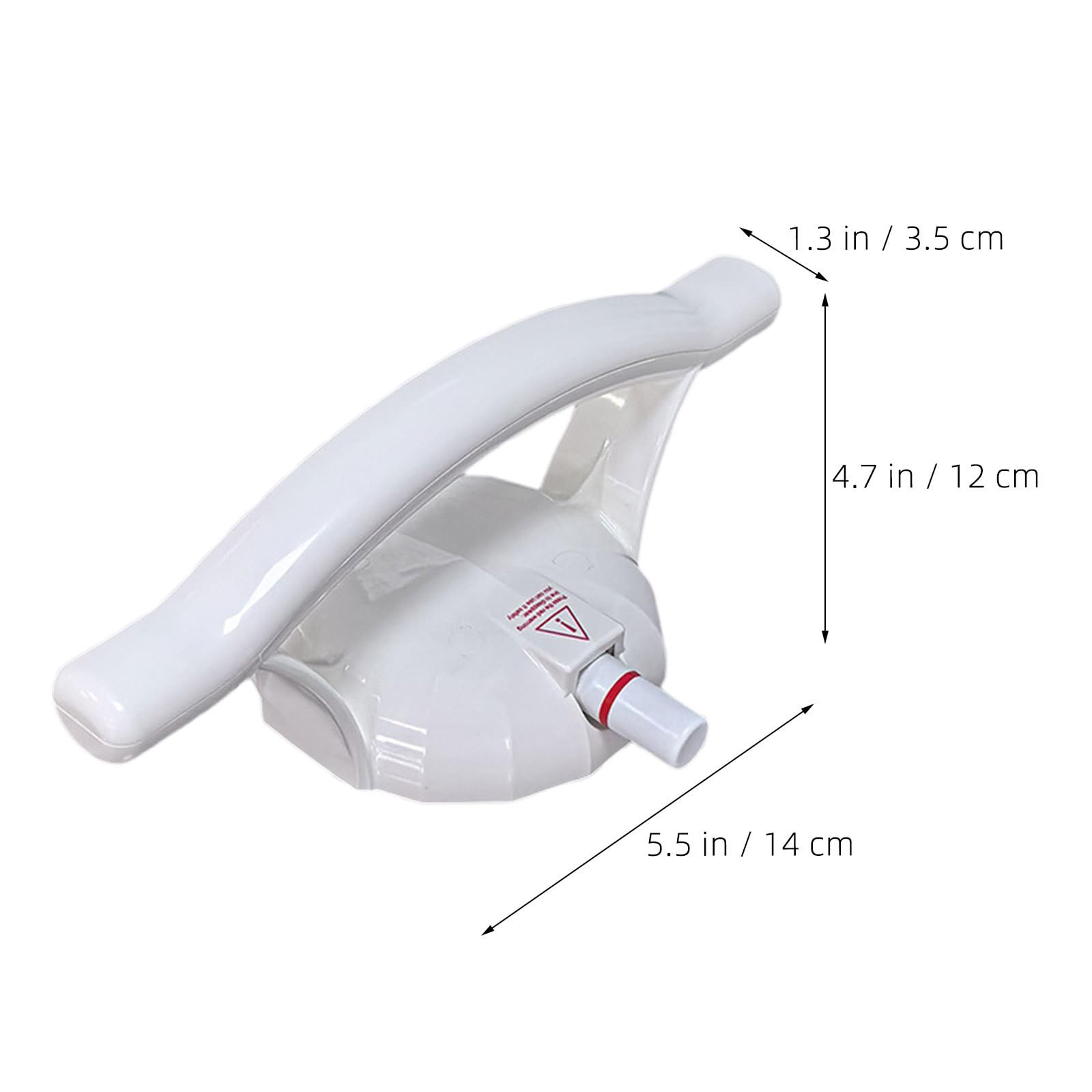 Lurrose Barra de agarre con ventosa para bañera y ducha, asa de seguridad resistente para baño para personas mayores y sillas de ducha, la barra de agarre se puede fijar a azulejos, vidrio y