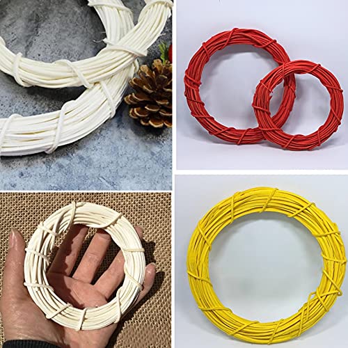Ghirlanda Anello In Rattan Per Decorazione - 10-40 Cm Per Fiori Natalizi O Fai Da Te - Foto 7