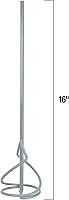 Vista 6 de QEP 61210 - Paleta de mezcla universal de acero de 16 pulgadas para taladros inalámbricos y con cable