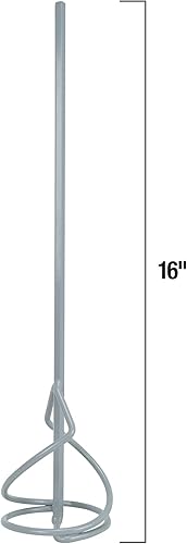 Miniatura 6 de QEP 61210 - Paleta de mezcla universal de acero de 16 pulgadas para taladros inalámbricos y con cable