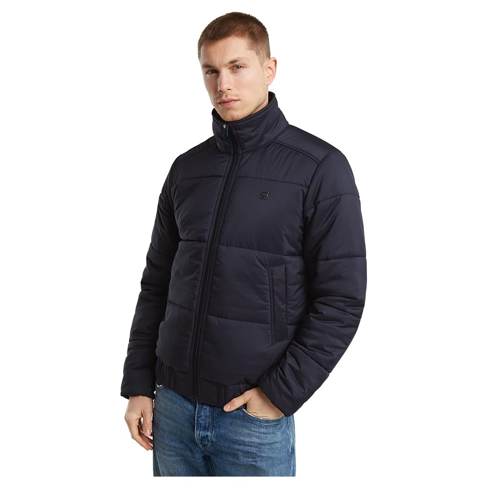 G-Star Men's Padded Quilted Jacket, Blue (salute D25453-D199-C742), L