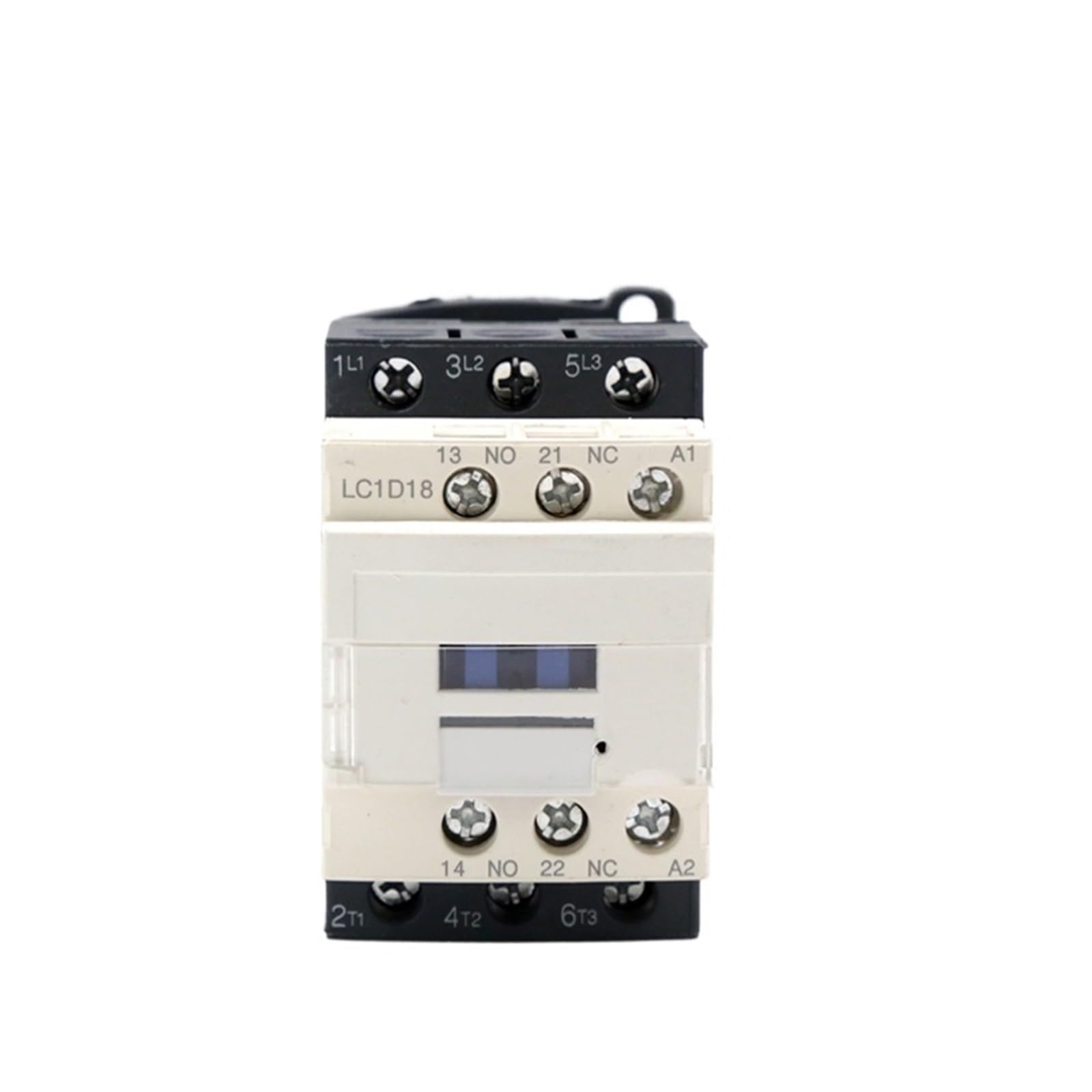 QRUYHBAJU LC1-D18 AC Magnetic Contactor Three-Phase Contactors AC Motor Starter Relay Contactor 18A AC220V/380V 1NO+1NC(Ac220v)