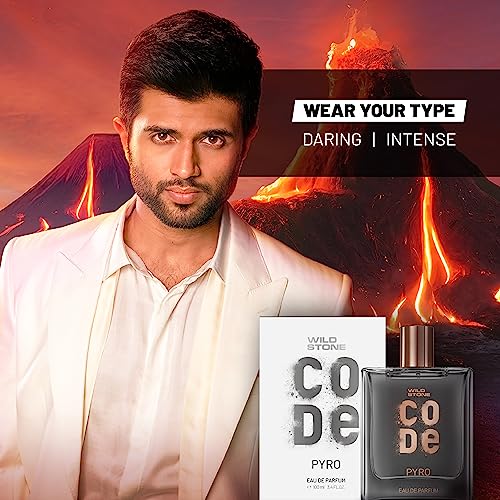 Image of Wild Stone CODE Pyro Eau De Parfum For Men, 8Ml|Bold, Intense & Vibrant Fragrance| Luxury Men Perfume With Long Lasting Aroma Spray.