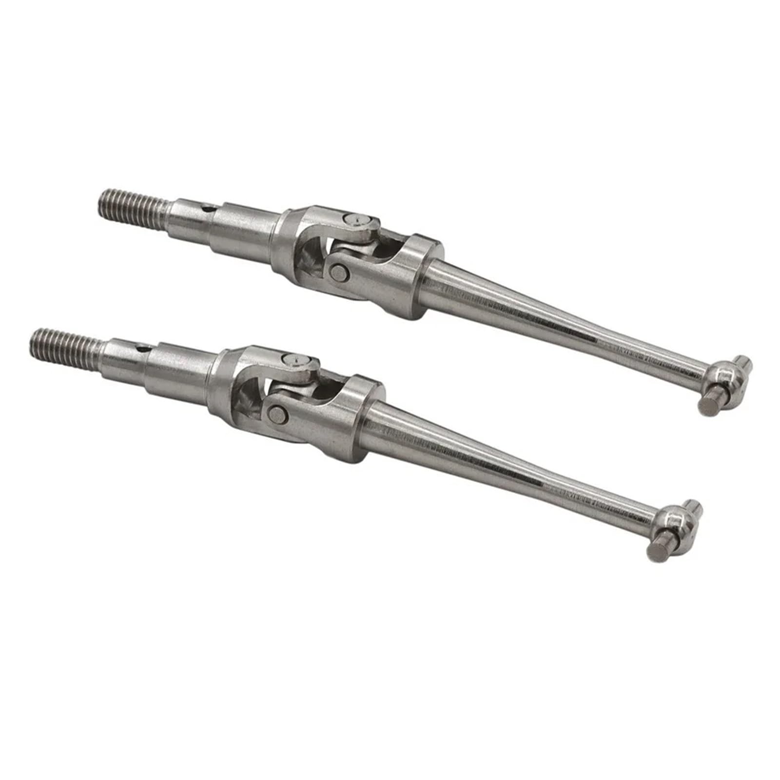 Per MJX H16 16207 16208 16209 16210 14209 14210 1/16 2 Pezzi In Acciaio Metallo Albero Motore Di Trasmissione RC Auto Aggiornamento Parti Accessori Ricambi Modellini RC