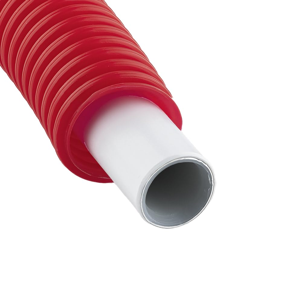 Couronne Tube Multicouche gainé Rouge diamètre 16 millimètres - Longueur 50 mètres - Norme NF 545 pour réseau d'eau potable et chauffage NOYON & THIEBAULT