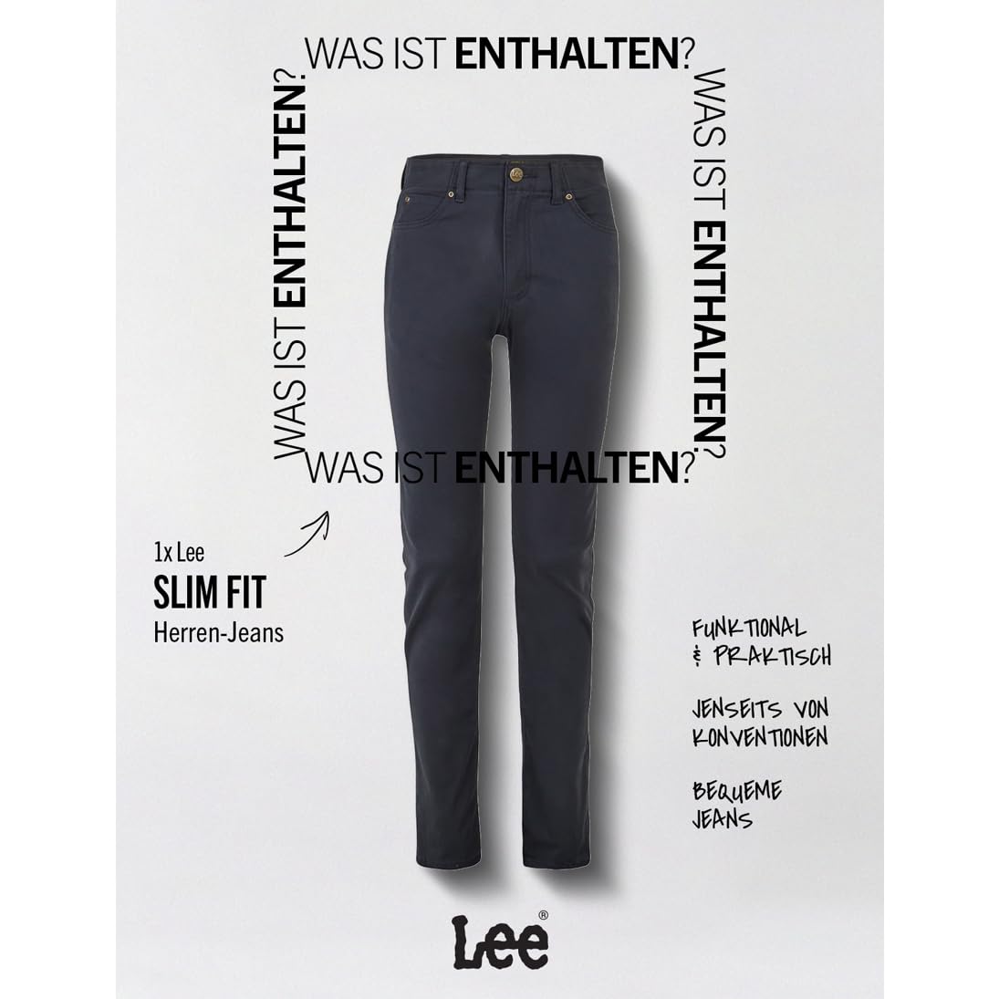 Lee Herren-Jeans Slim Fit MVP – Bild 7