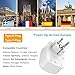 VooLerTun Type E F Travel Adapter, PD30W Fast Charger with USB Outlet Converter for European Travel, US Outlet Adapter Power Converter for EU Germany International Cruise Travel Essential