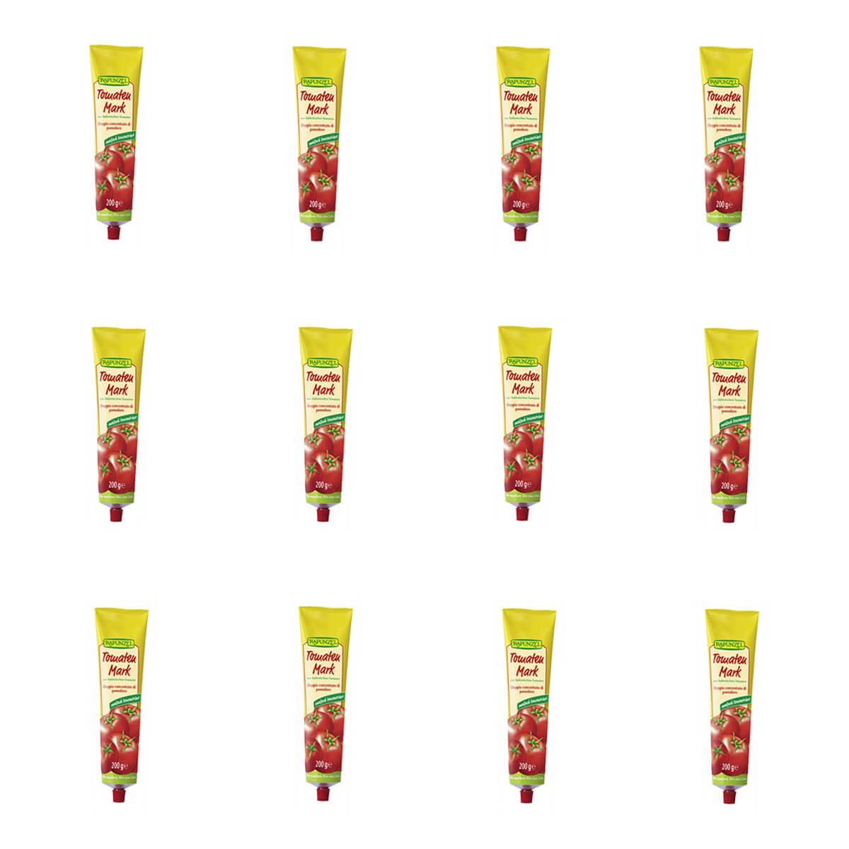 Rapunzel - Tomatenmark 28% Tr.M. in der Tube - 200 g - 12er Pack