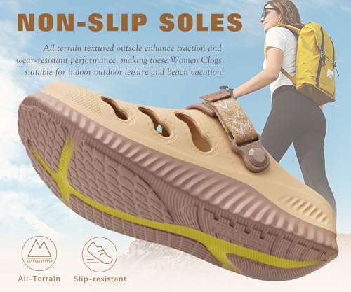 Image of KuaiLu Womens Classic Recovery Clogs Comfortable Walking Cushion Sandals for Women Relif Plantar Fasciitis Ladies Orthotic Arch Support Slip-on Mules, Adult Slip Resistant Shoes