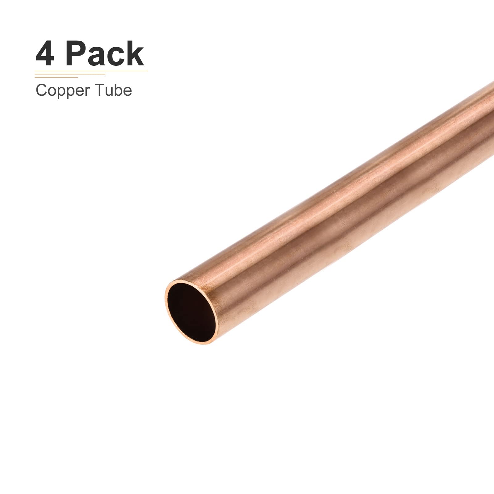 Produktbild von 10x Messingrohr 7x0,2x300 Mm – Goldfarben, Nahtlos, Zum Löten & Biegen, Für Modellbau, Dekoration Und Rahmen