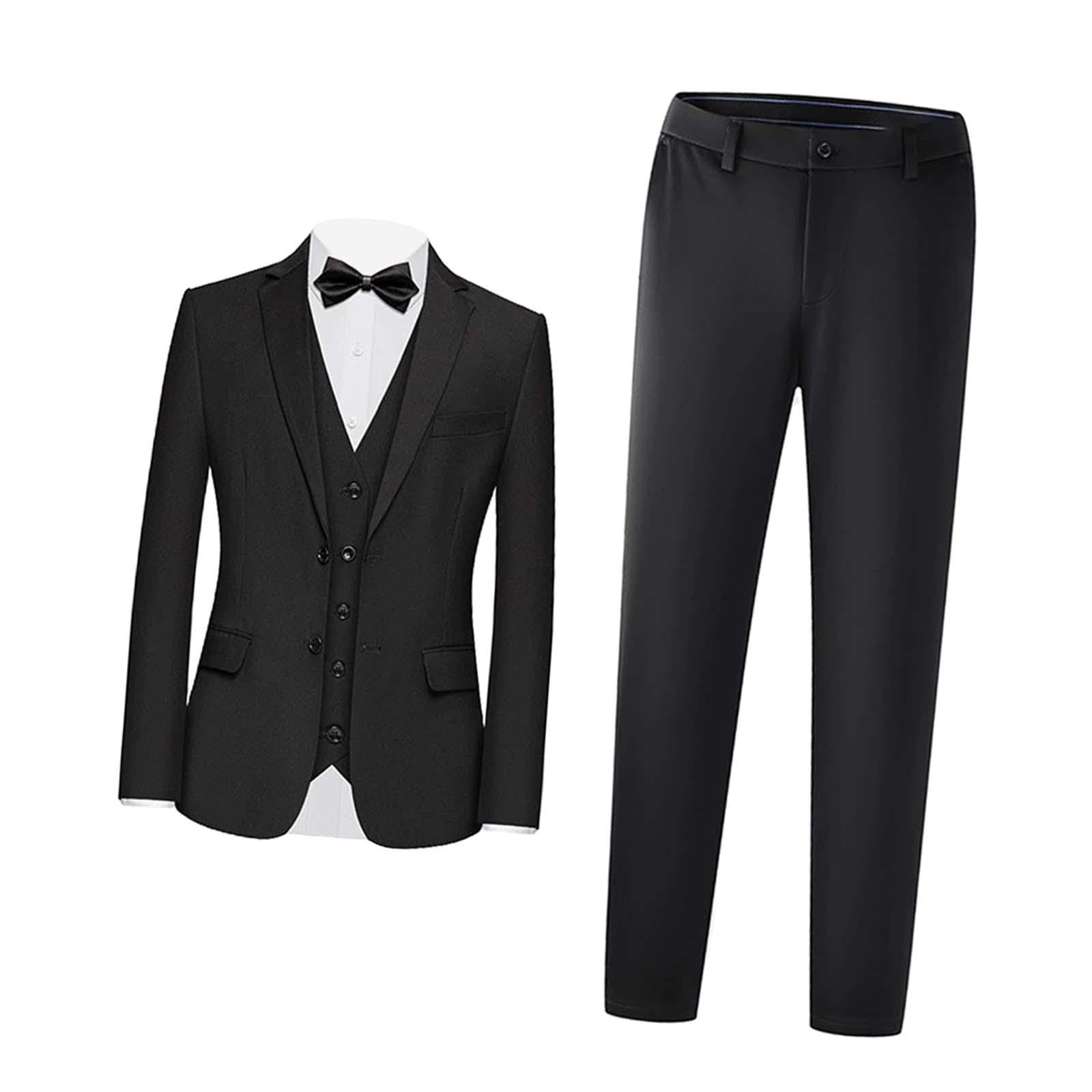 Blazer Jacket Vest Pants Set Tuxedo Blazer for Festival Business Celebration XXL|Clothing Shoes & Accessories | Mens Clothing | Suits