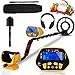 Produktbild Rund Metalldetektor Set mit Kopfhörer und Klappbar Schaufel, Wasserdicht Spule, Digital LCD Display, Leicht Metall Locator Detektor Kit für Gold Silber Unterirdisch und Unterwasser