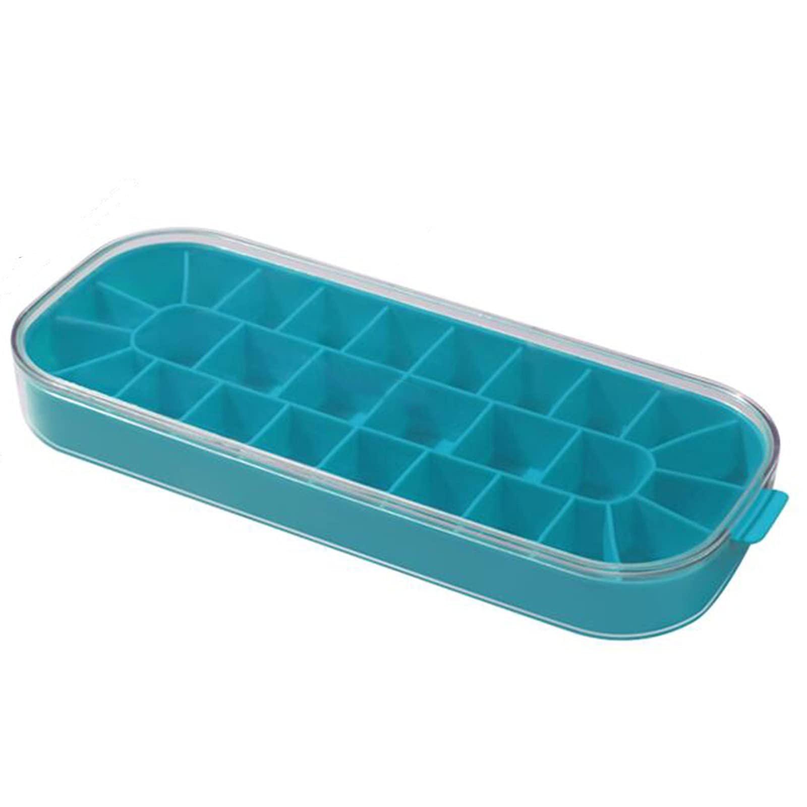 Ice Box/Silicone Ice Box/Ice Maker/Silicone Ice Tray/Ice Box/Handmade Diy Silicone Ice Cream Mold Making Ice Box Popsicle Mold (Blue)