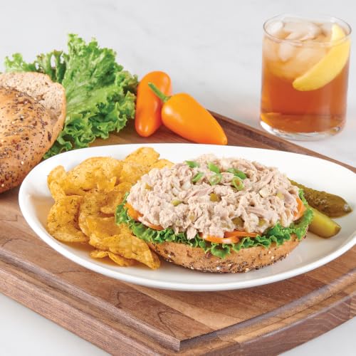 Image of StarKist Tuna Creations Dill Pickle Tuna Salad, 3oz Pouch, 24-Pack | 12g Protein Per Serving, Wild Caught Shelf Stable Seafood, Gluten Free, Soy Free, No Draining, Ready to Eat for Salads