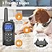 Dog Shock Collar, Electric Dog Training Collar with Remote 2000FT, IPX7 Waterproof Bark Vibrating Dog Collar with 3 Training Modes, Rechargeable E-Collar for All Breeds, Sizes