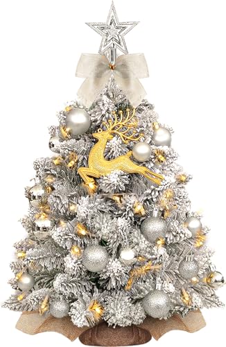 Mini Weihnachtsbaum mit Beleuchtung, künstlicher Kleiner...