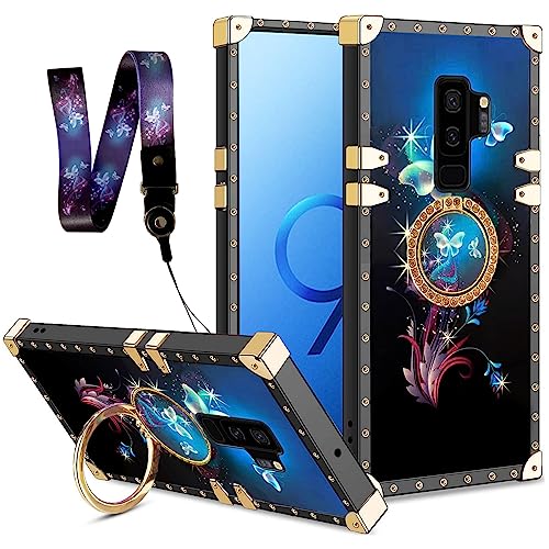 Image of for Samsung Galaxy S9 Plus Phone Case with Ring Stand Shockproof Protection Cover