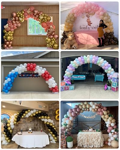 YALLOVE 21ft Balloon Arch Stand Kit, Free Combination in Width and Height (e.g. 10ft x 7.5ft), Convenient to Assemble and Disassemble, Not Include Balloons - Image 4