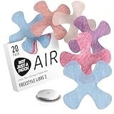 Not Just A Patch Air X-Mini Adhesive Patch for Freestyle Libre 2 (20 Pack) – Water-Resistant, Breathable Sensor Covers – 14-Day Hold CGM Glucose Monitor Patches – Thin, Strong & Light – Multicolor