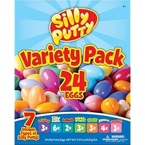 Crayola Silly Putty Bulk Variety Pack (24ct), Fidget Toys For Kids & Adults, Party Favors, Treasure Box Toys for Classrooms, Goodie Bag Stuffers, Gifts [Amazon Exclusive]