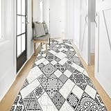 Photo Gallery hsiryaohd tappeto moderno nero bianco e nero per corridoio, con retro antiscivolo, tappeto assorbente, 1 m/1,5 m/2,5 m/3 m/3,5 m/4 m/4,5 m/5 m/6 m (80 x 150 cm/2,6 piedi x 4,9 m Photo Gallery hsiryaohd tappeto moderno nero bianco e nero per corridoio, con retro antiscivolo, tappeto assorbente, 1 m/1,5 m/2,5 m/3 m/3,5 m/4 m/4,5 m/5 m/6 m (80 x 150 cm/2,6 piedi x 4,9 m