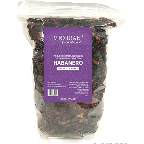 Habanero Whole Dried Stemless Chilli 500g Cover