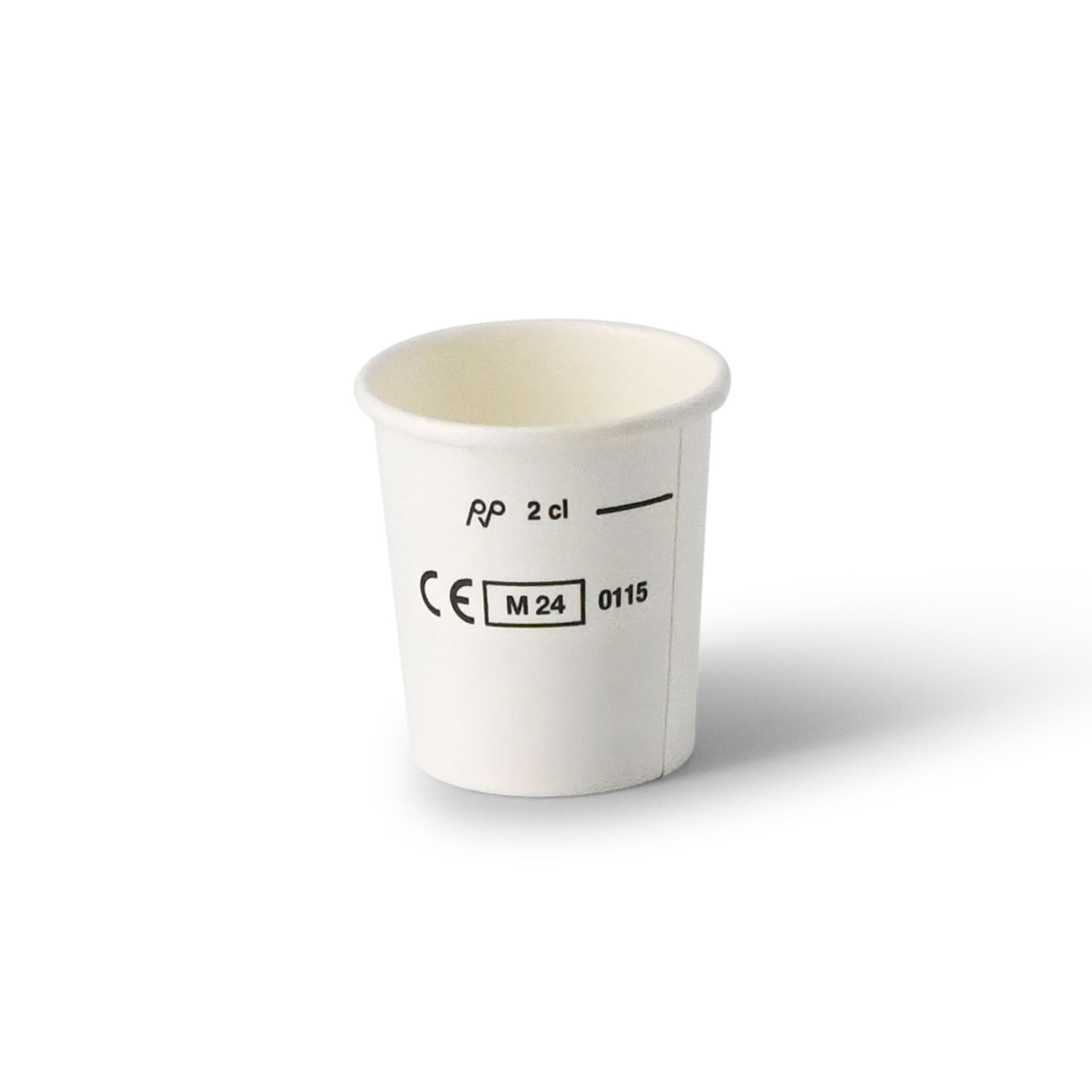 BIOZOYG Vasos de chupito de papel 6480 unidades 20 ml blanco - Vasos de cartón para llevar Vasos desechables Ferias eventos degustaciones - Alternativa a los vasos de plástico Vasos de chupito