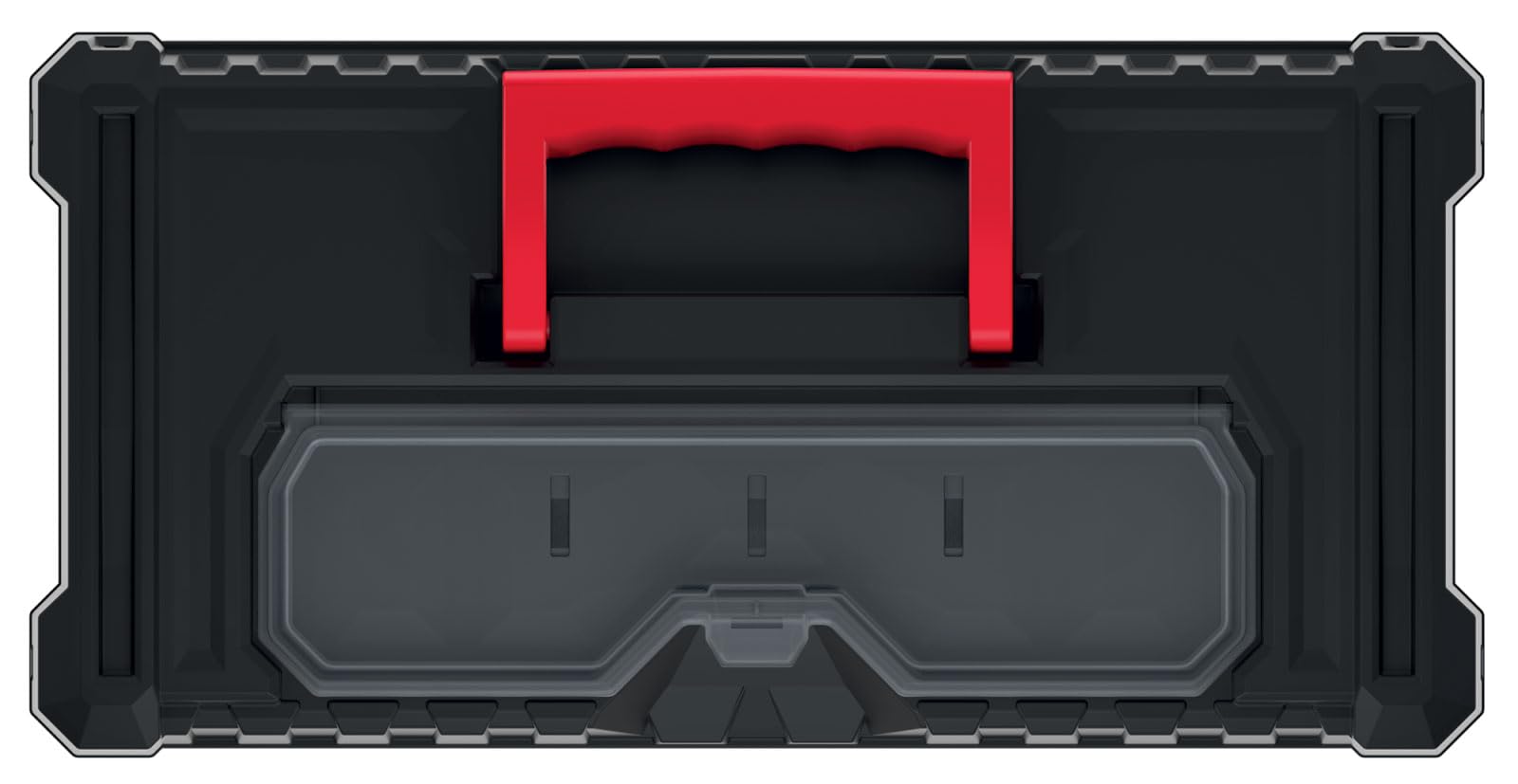Organizer do skrzynki narzędziowej | Przenośny z uchwytem | Możliwość układania w stos | Wiszący | 9 szuflad z systemem blokującym | 40 x 20 x 39,2 cm | wykonany z wytrzymałego tworzywa sztucznego