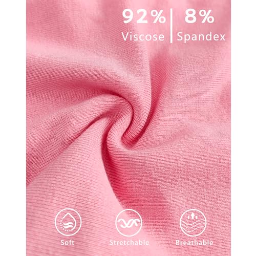 4 Pack Girls Full Length Leggings Soft Comfortable Footless Leggings Stretchy Tights Pants4