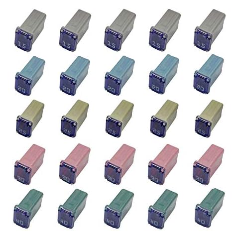 25 Pack Automotive MCASE Cartridge Fuse Kit for Cars, Trucks, and SUVs Cover