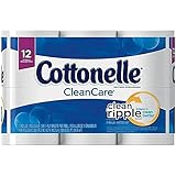 Cottonelle 12456PK Ultra Soft Bath Tissue, 1-Ply, 165 Sheets/Roll, 12/Pack